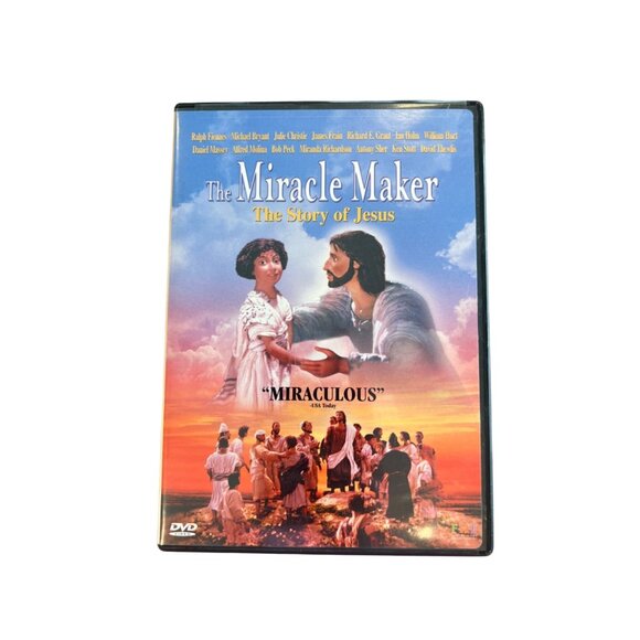 The Miracle Maker DVD 2000 Family Religious Movie Ralph Fiennes Pre-Owned - Picture 1 of 4